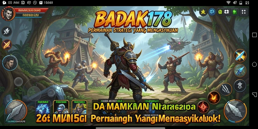 Tampilan gameplay menarik di <strong>BADAK178</strong> dengan strategi yang mendalam.
