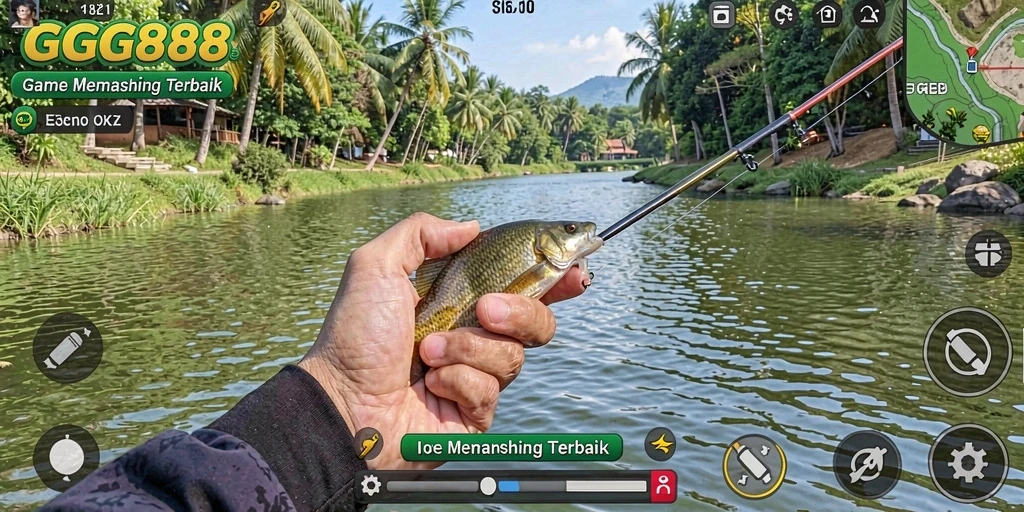 Tangkapan ikan besar dalam gameplay GGG888 yang menarik.