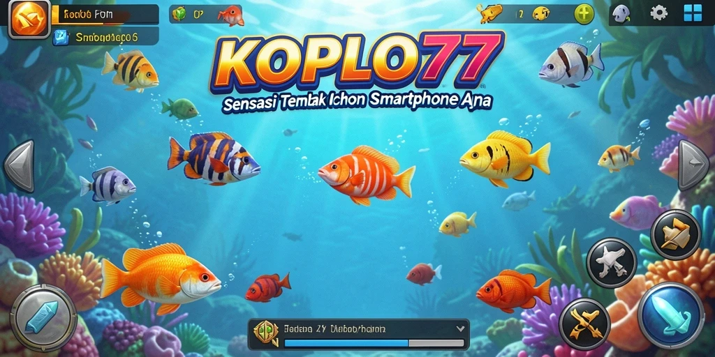 Tangkapan layar gameplay KOPLO77 yang menampilkan suasana Tembak Ikan.