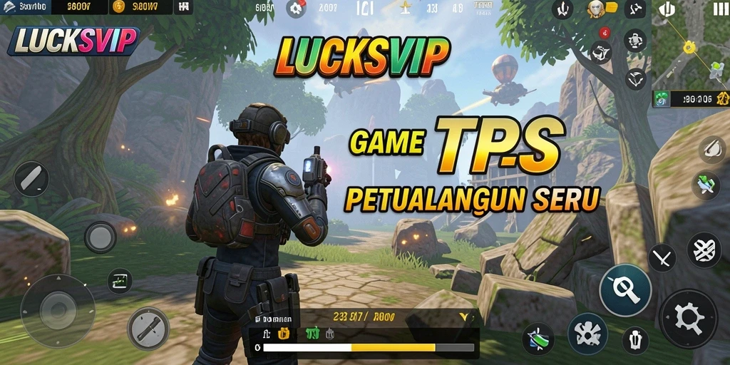 Screenshot gameplay LUCKSVIP yang menampilkan aksi seru di TPS.