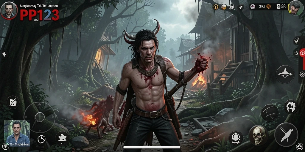 Gameplay yang mencekam dan suasana menyeramkan di PP123.