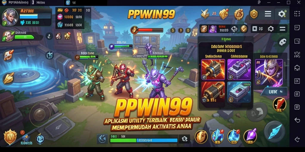 Tampilan antarmuka pengguna PPWIN99 yang intuitif dan memudahkan navigasi.