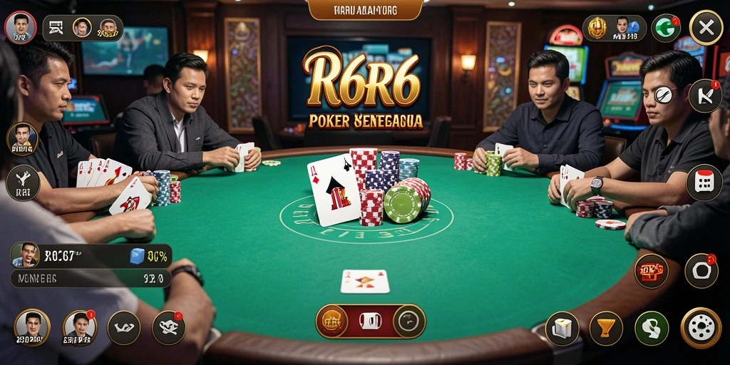 Tampilan menarik dari gameplay R6R6 yang seru dan kompetitif.