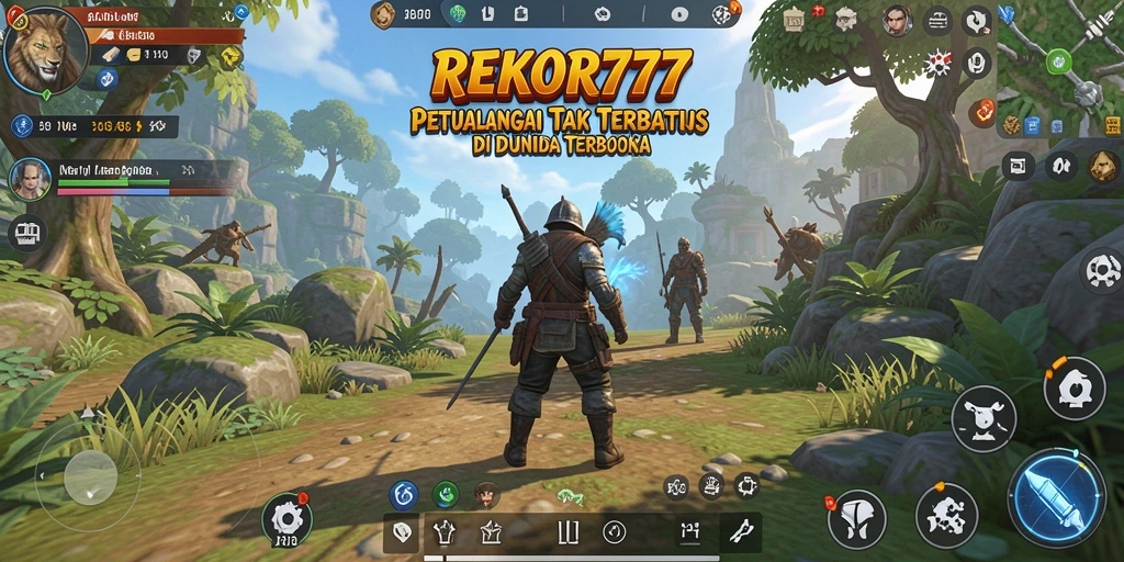 Gameplay REKOR777 menunjukkan dunia terbuka yang luas dan penuh petualangan.