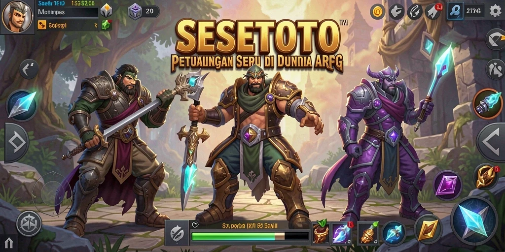 Menampilkan karakter heroik dalam pertempuran seru di SESETOTO.